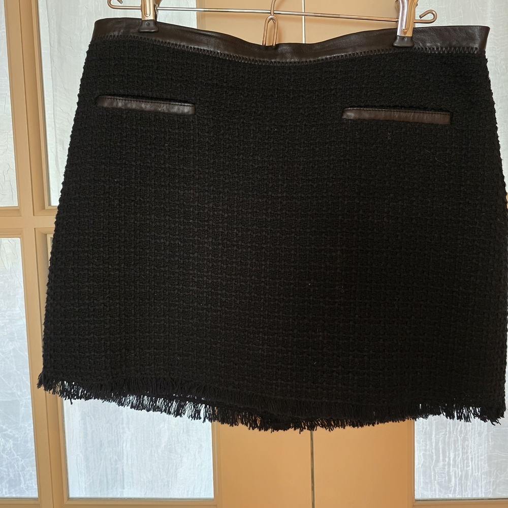 Rebecca Taylor Black Mini Pencil Skirt Cocktail